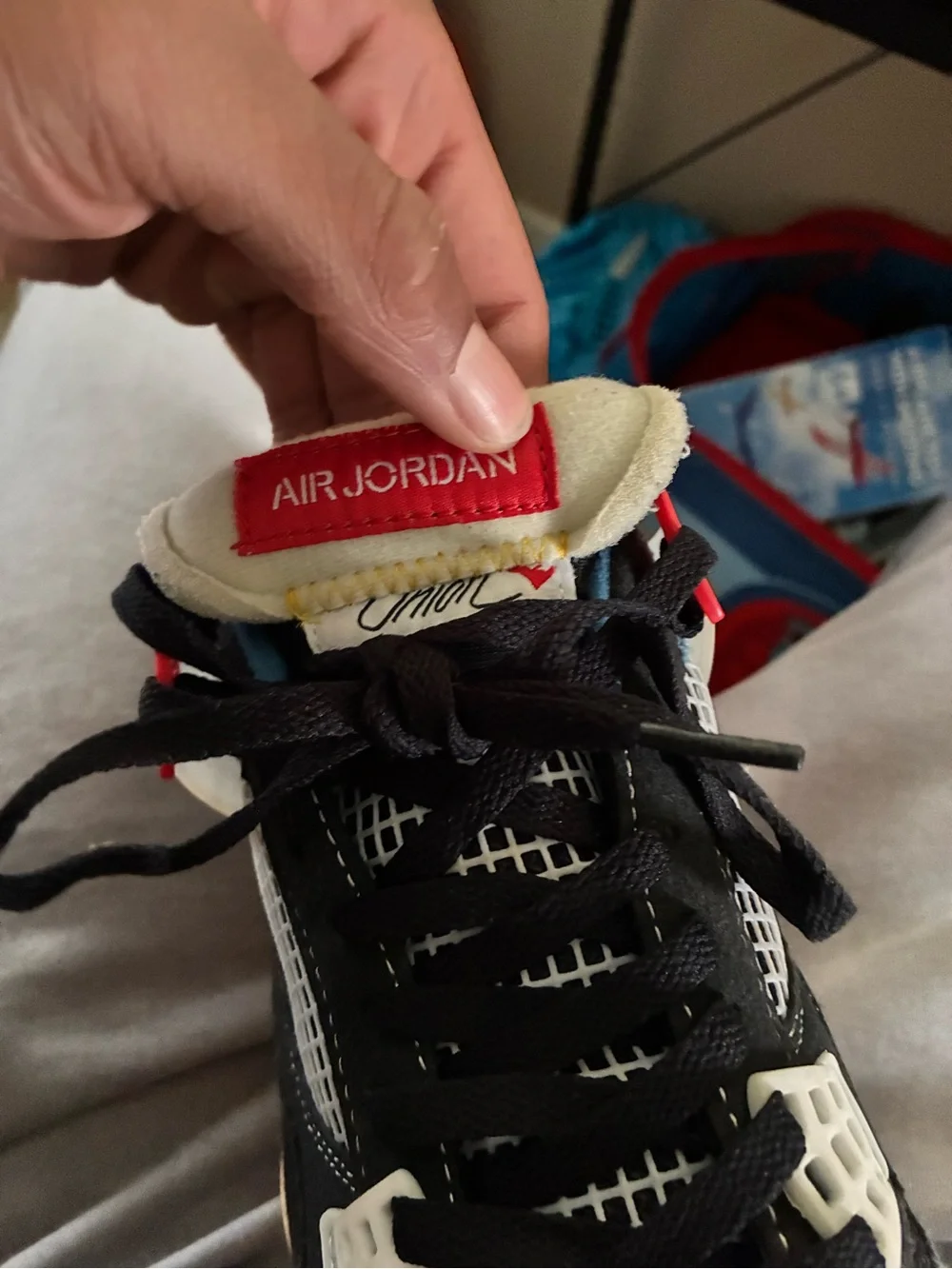 Air Jordan 4 Union La Black Noir